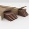 Ekena Millwork 94H x 3/8T Adjustable Wood Slat Wall Panel Kit w/ 4W Slats, Walnut contains 11 Slats SWW55X94X0375WA - alternate 6